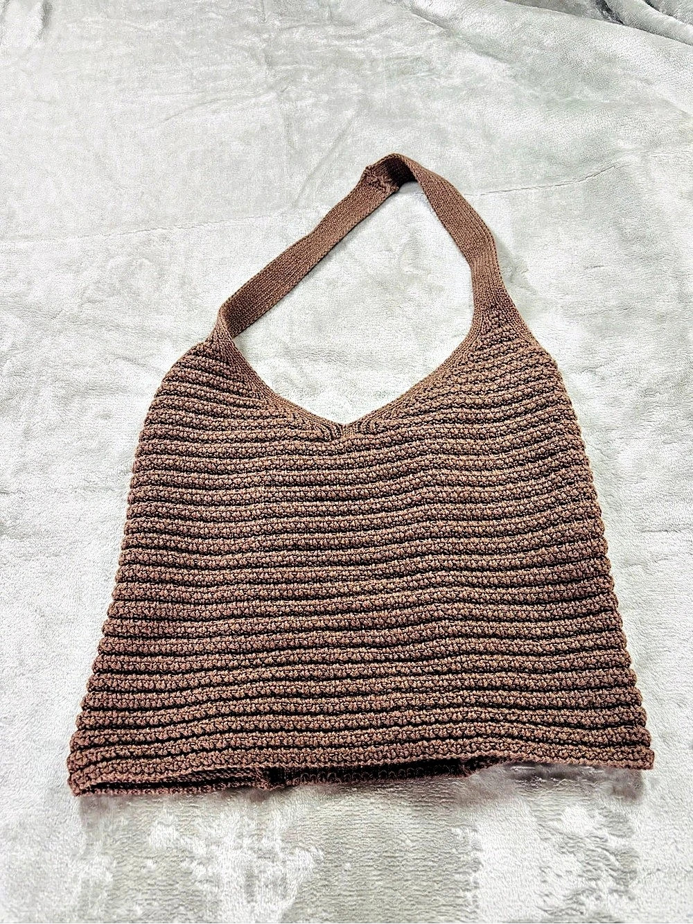 better / together Brown Knit Crop Top Size Medium NWT